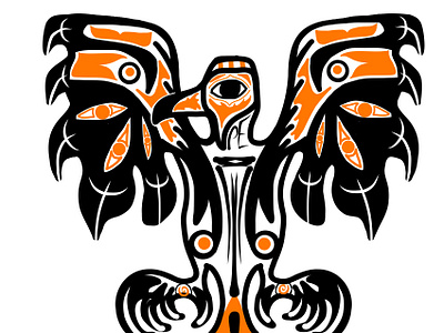 Tlingit Sketch - Fresco design fresco illustration