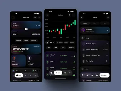 Crypto DEX App Design crypto dex cryptocurrency design dex dex app exchange mobile mobile app mobileapp