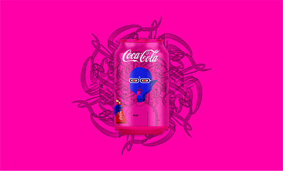 Coca Cola x Goblin's Universe 3d bottle box brand identity branding coca cola graphic design illustration logo product