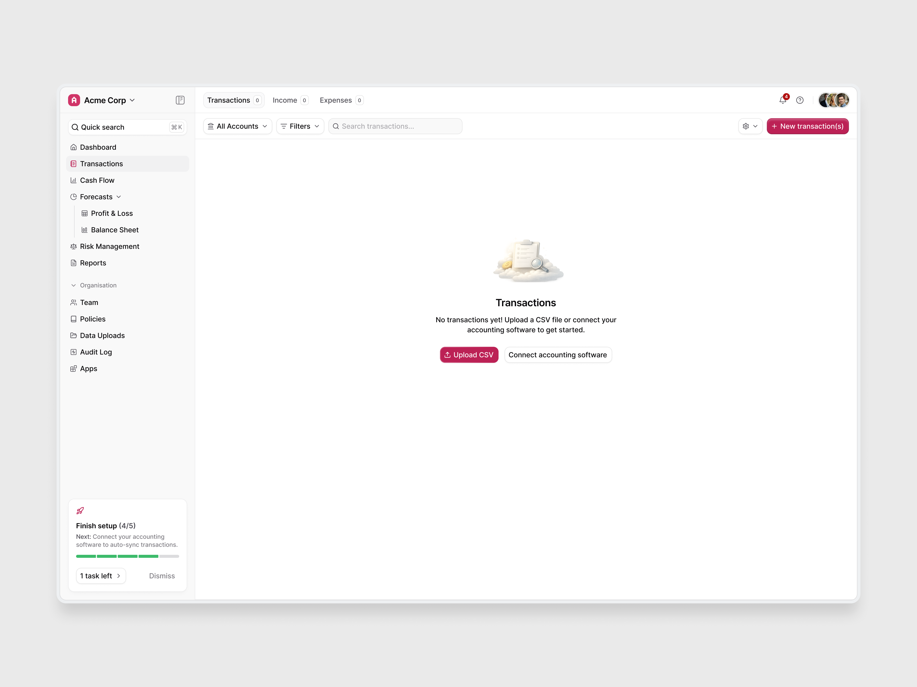 Example of End To End Fintech Saa S Mvp Design