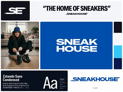 Sneakhouse | Logo and Visual System brand guideline brand identity branding color pallete creative agency design design inspiration digital design ecommerce footwear graphic design logo typography visual identity