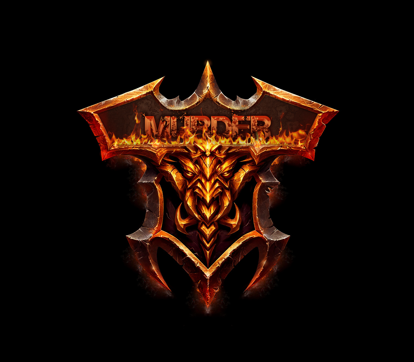 Игровой логотип wow - Murder game gamedev logo logotype play wow