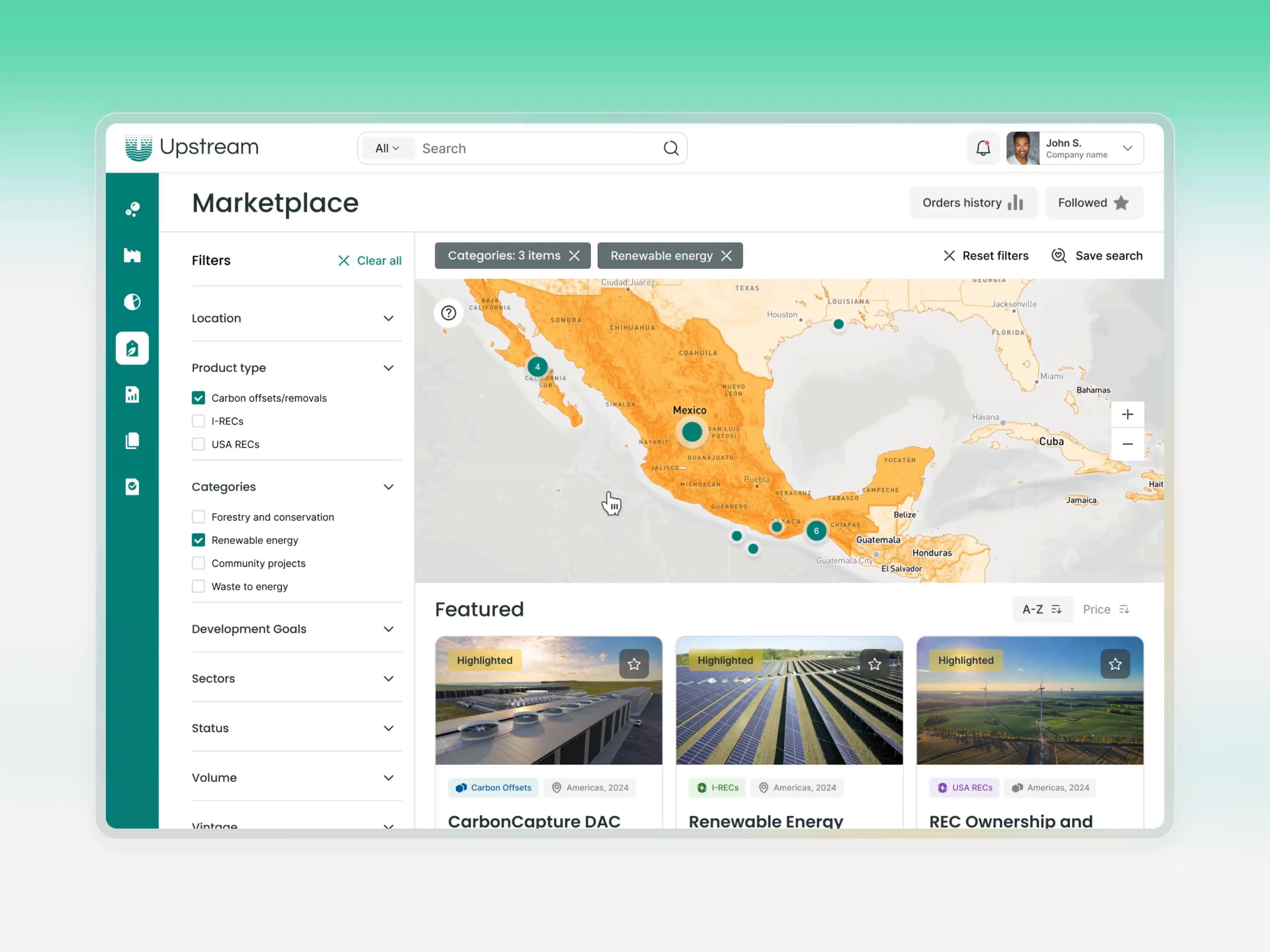 SaaS UI/UX Design for Upstream