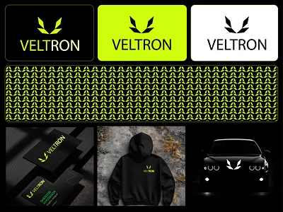 VELTRON ai brandidentity branding digital dribbble futuristic gaminglogo graphicdesign logo logodesign minimal modernlogo neon symbol techlogo veltron