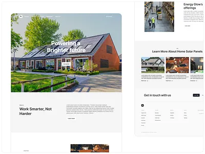 Solar - Landing page design product ui uikit ux web