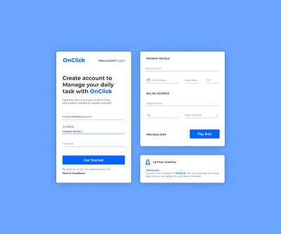 OnClick UI Component android application component design designing discover figma ui ux