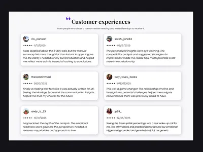 Testimonial section UI dailyui figma ui ui design uiux user experience ux ux design