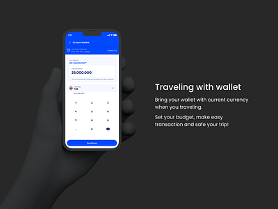 Traveling Wallet banking design mobile app payment transaction travel ui ux