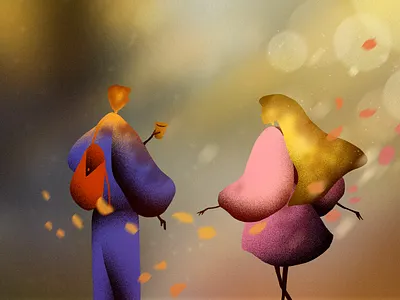 Chasing the Last Warm Rays 2 2d animation character design concept art illustration promo