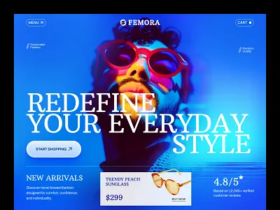 FEMORA - Fashion eCommerce website best design agency clothing ecomerce ecommerce ecommerce website elegant e commerce header landing landing page luxury fashion e commerce luxury shopify luxury shopping minimal luxury website premium brand website product page design seative shopify boutique store shopify store layout top uiux agency trend