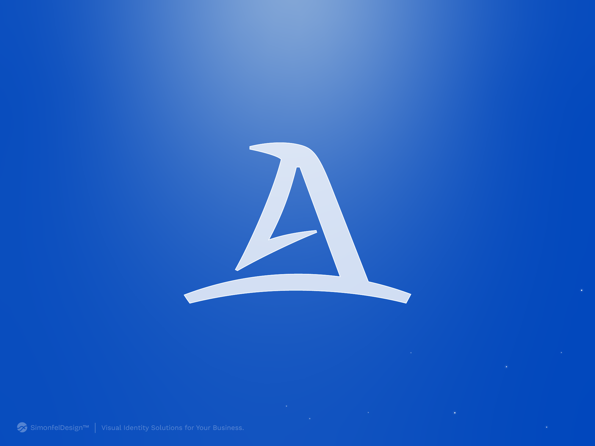Automagisch – Wizard Hat Logomark Design automagisch blue branding hat letter a lettermark magic smart home smart living sorcerer technology typographic wizard