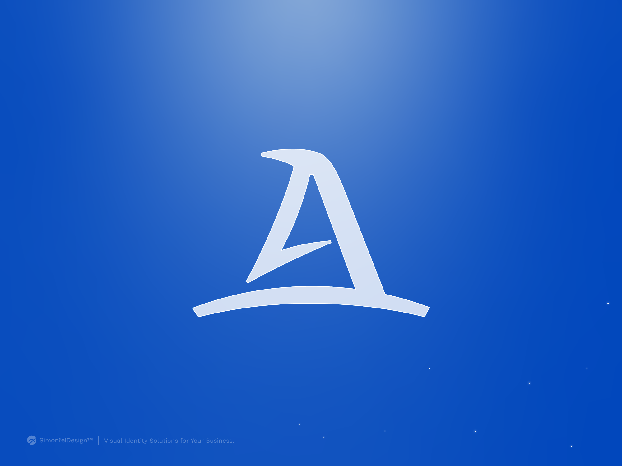 Automagisch – Wizard Hat Logomark Design automagisch blue branding hat letter a lettermark magic smart home smart living sorcerer technology typographic wizard