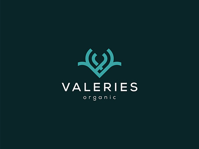 Valeries Organic Logo Design brand identity brand mark branding creative logo full branding generic logo icon logo logo brand logo design logo type minimal logo modern logo monogram organic logo popular logo unique logo vector visual identity