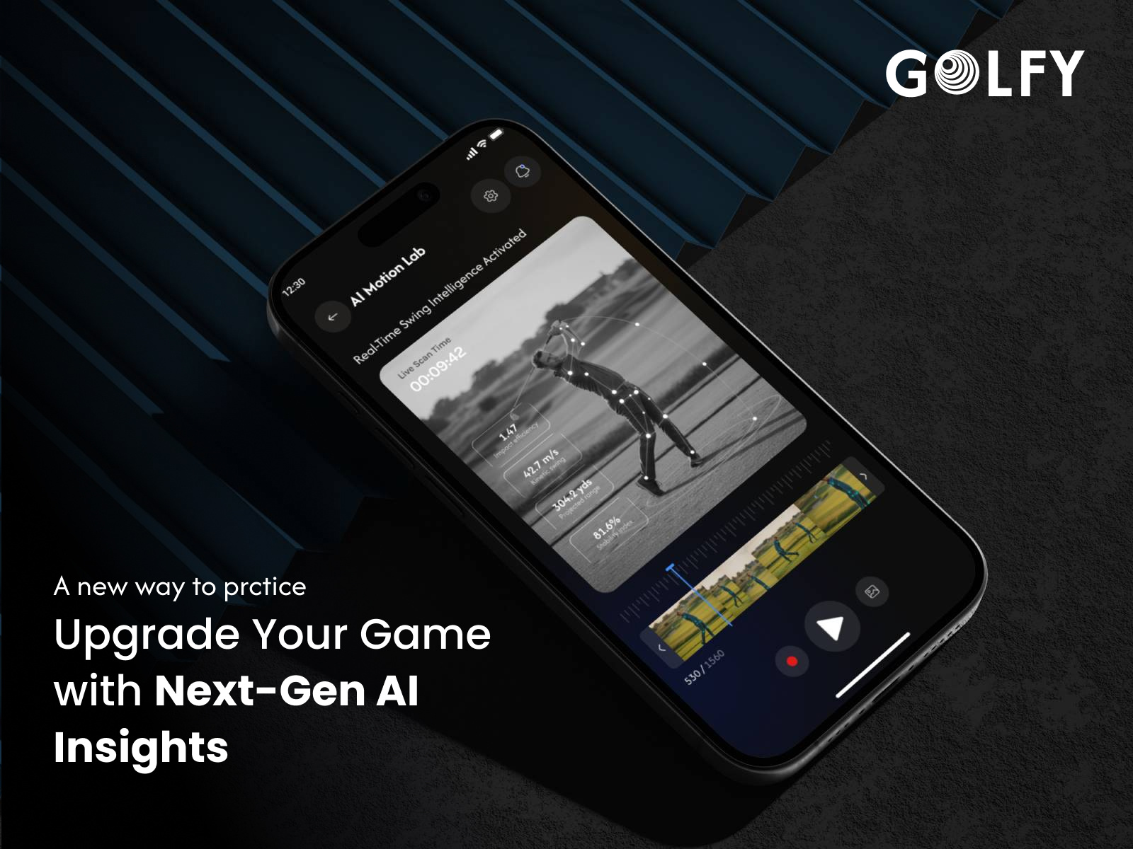Golfy - AI Driven Golf Mobile App 3d ai app ai app design animation app branding bmvsi design dribbble golf training app golf uiux inspiration graphic design illustration logo mobile app mobile design mobileapp motion graphics sports app design ui ui sports