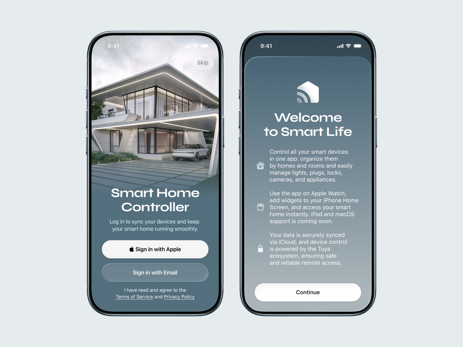 Example of Smart Home & Devices Mobile App Design