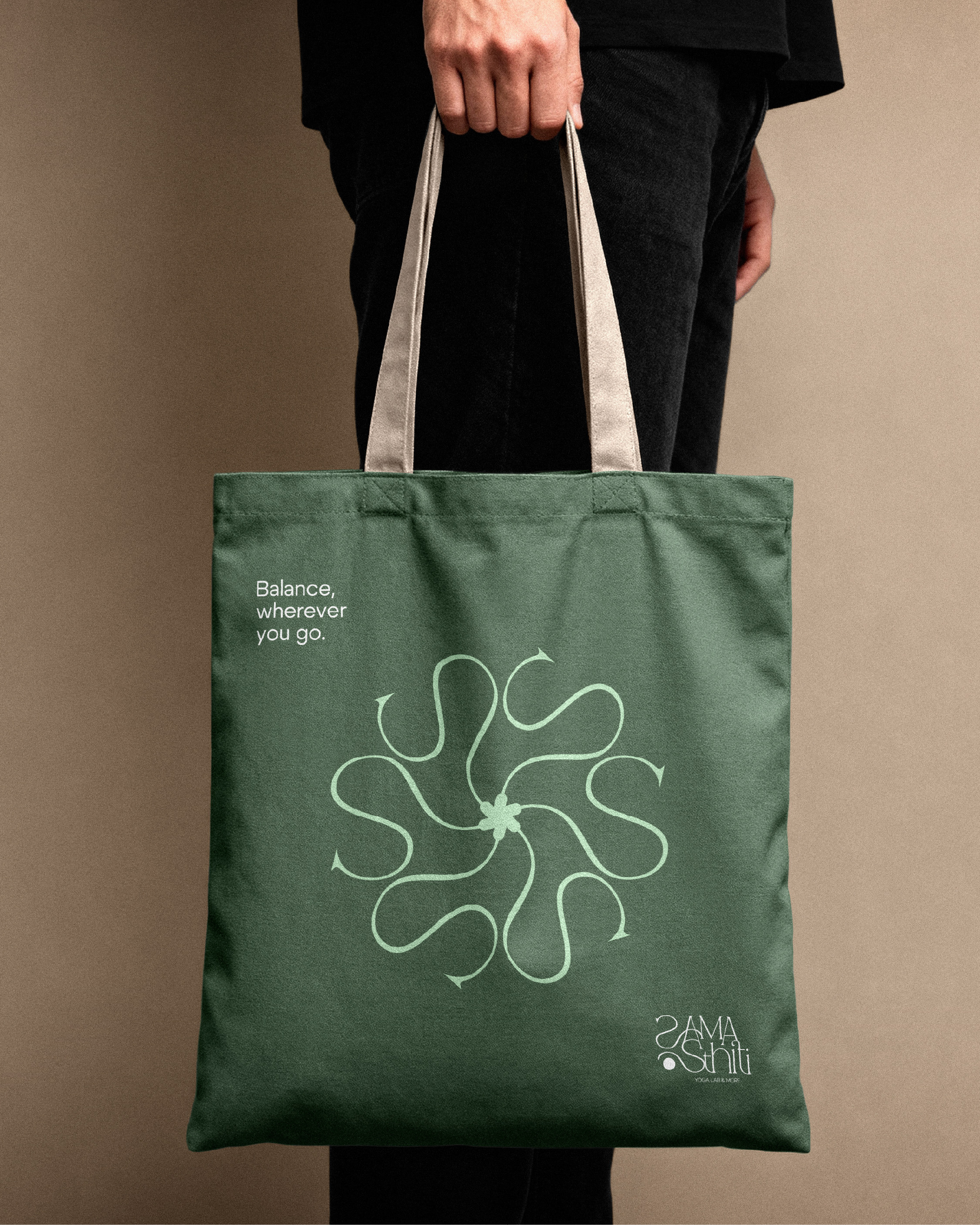 Samasthiti Yoga Lab branding design illustration logo typography visualidentity