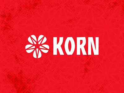 KORN - Band Logo artist band branding creative logo devil evil freelance logo design gitar jeroen van eerden korn logo logo concept logo design logo redesign metal music rock spark spectrum