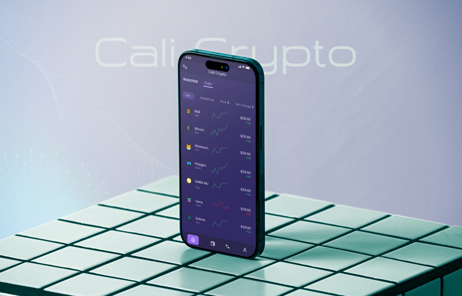 Cali Crypto branding graphic design ui