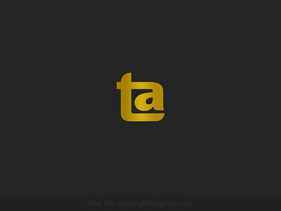 TA | Logo 3d adobe animation brand identity branding design figma gold graphic design illustration letter logo logo brand monogram motion graphics ui ux vector visual design web design