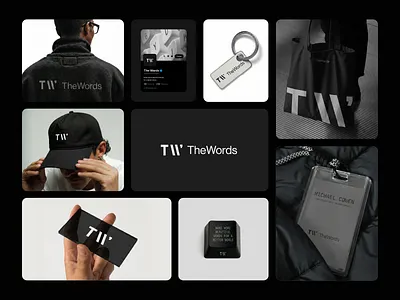 The Words - Branding black and white brand design brand identity brand sprint brandfolio branding design graphic design logo logo 2026 logo branding logo design logofolio logos logotype modern branding modern logo self development branding visual identity