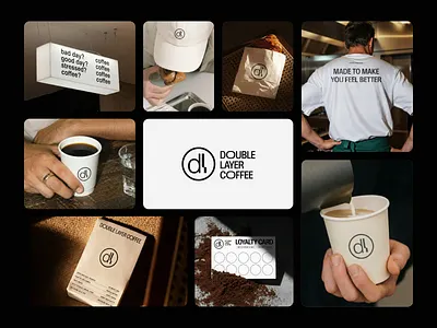 Double Layer Coffee - Branding brand design brand identity branding coffee brand identity coffee branding coffee logo coffee shop branding coffee shop logo design graphic design logo logo design modern branding modern logo visual identity