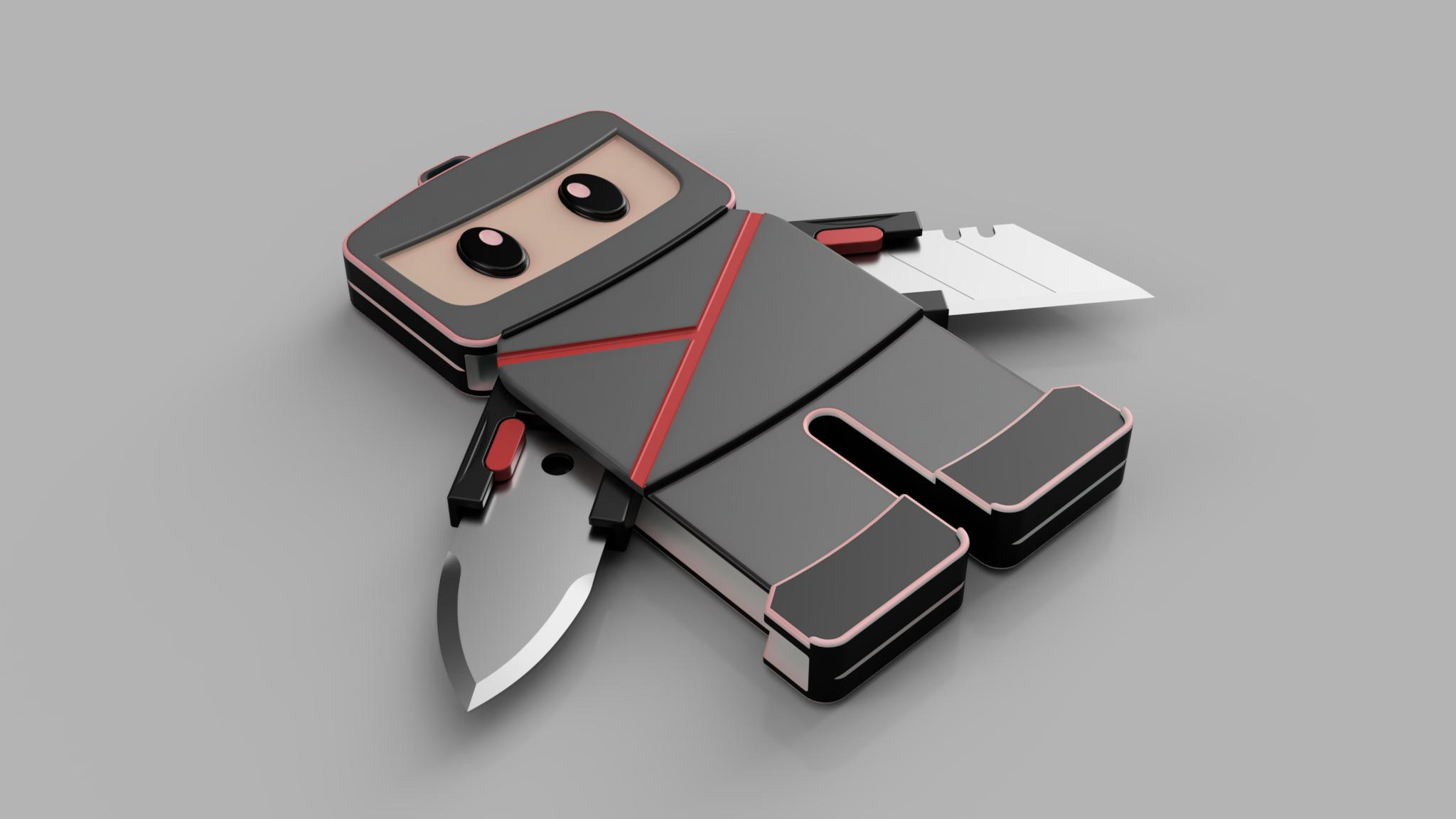 NIN-SOR | Keychain 3d concept form graphic design industrial design modelling product design render theme user experience