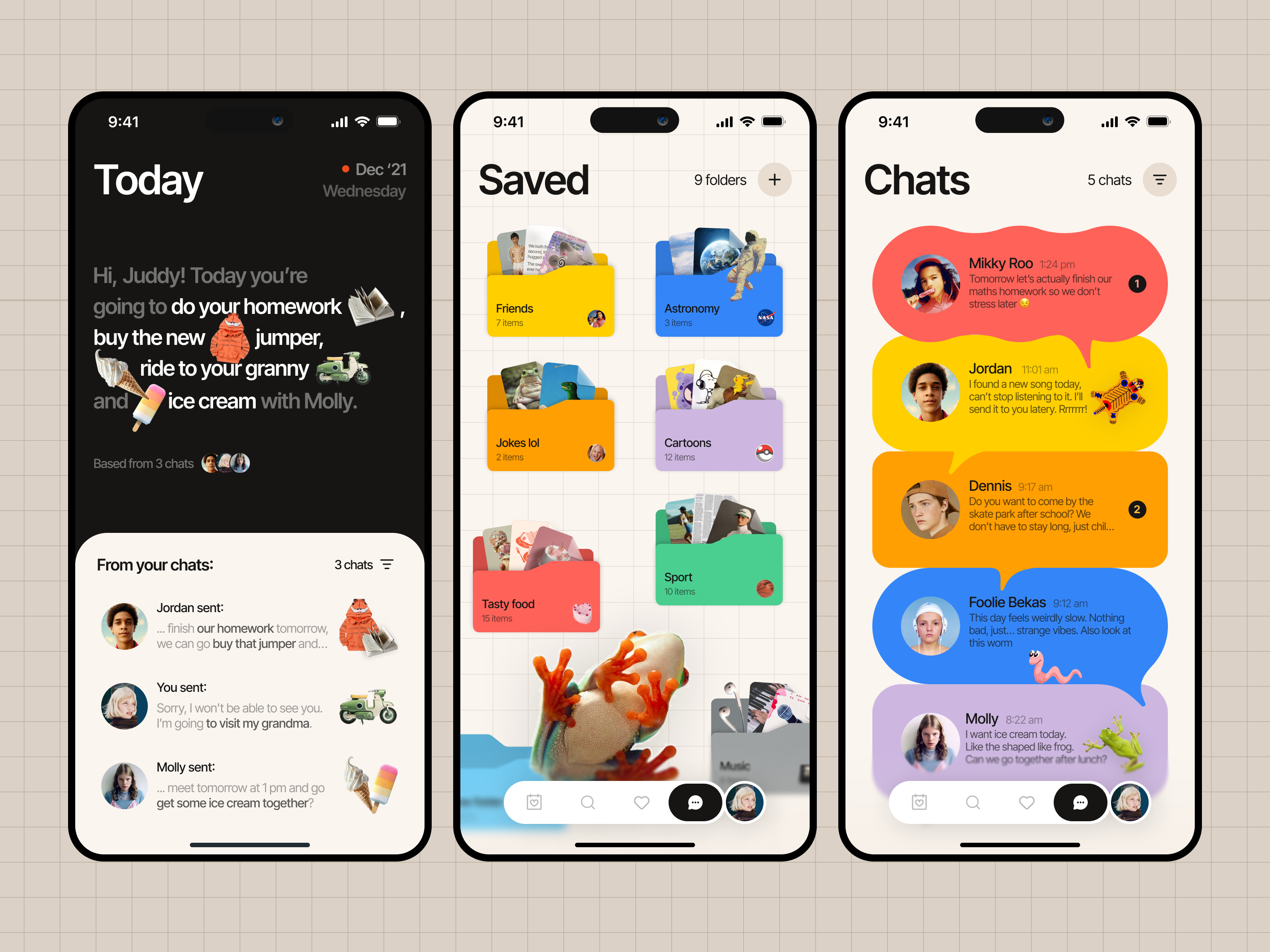 Example of Kids & Teens Mobile App Design