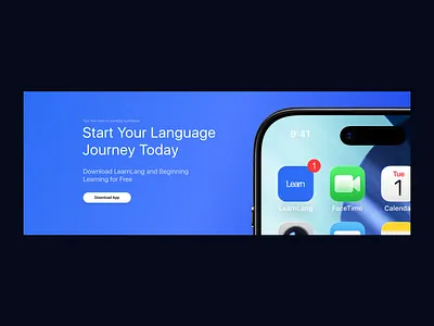 CTA Section app blue call to action cta cta section ios saas saas cta ui ux