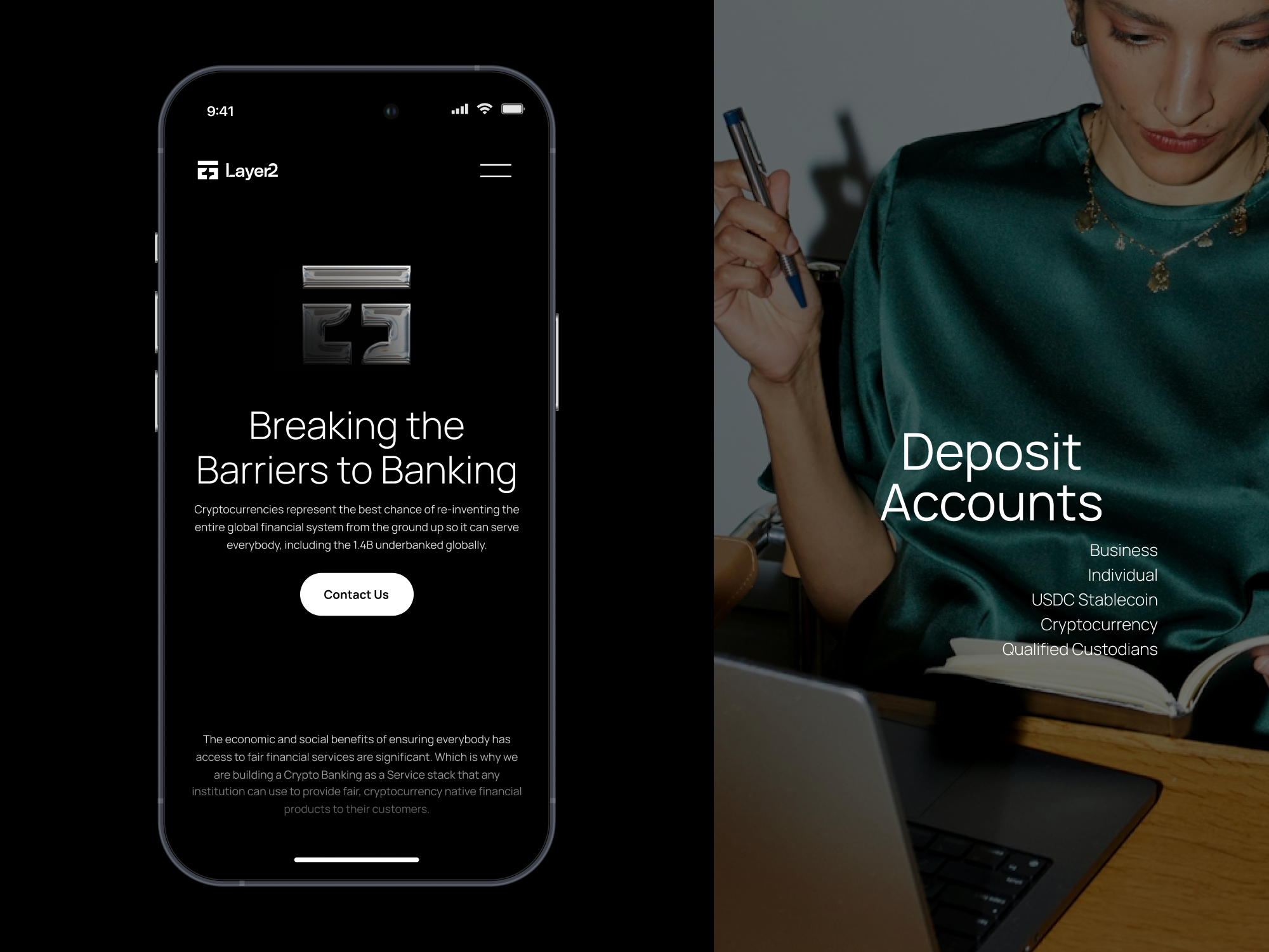 Layer2 — Banking as a Service | SaaS Web Design by Habitat UX for Habitat  on Dribbble