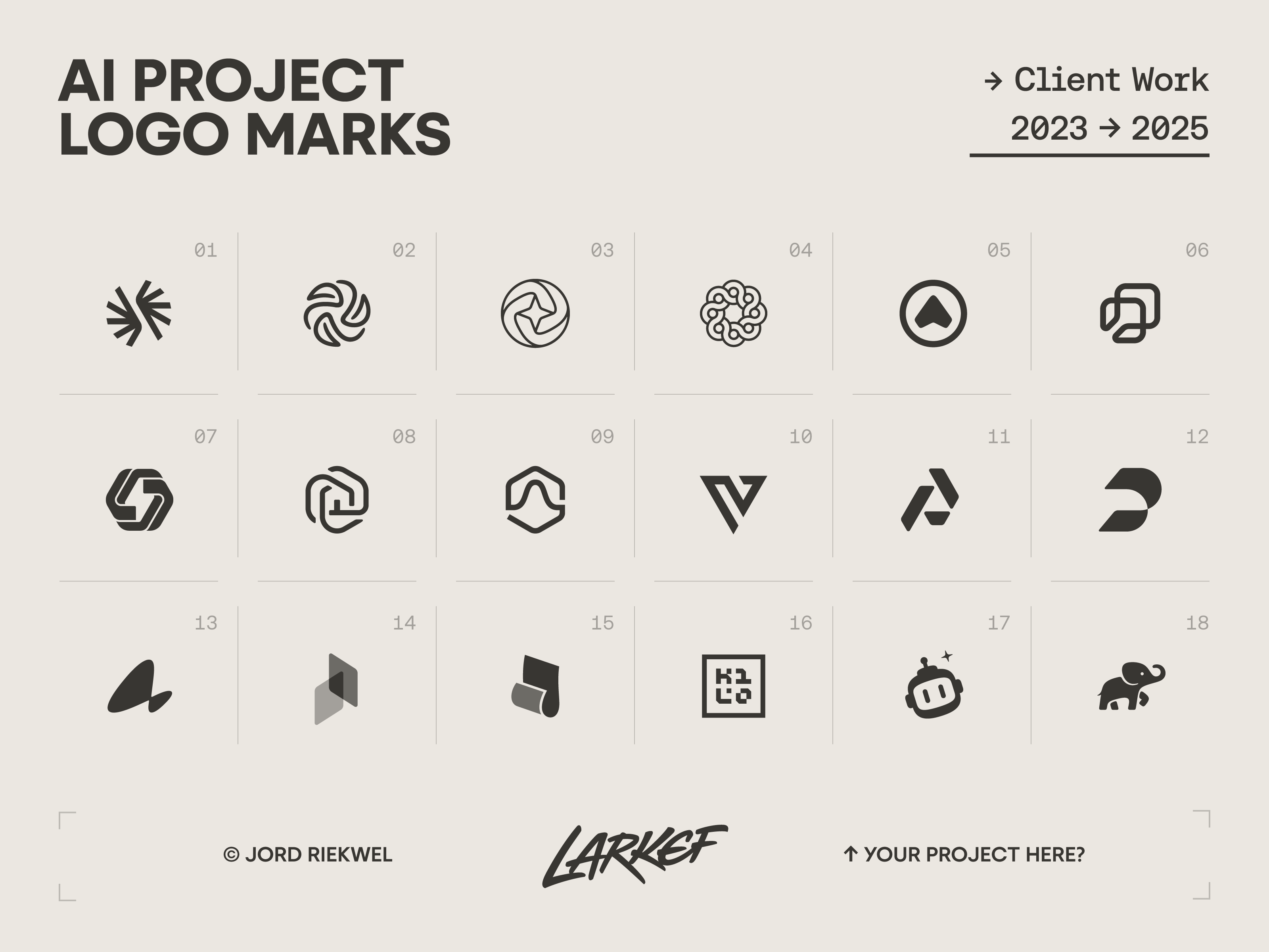Example of AI Project Logo Marks – 2023/2025