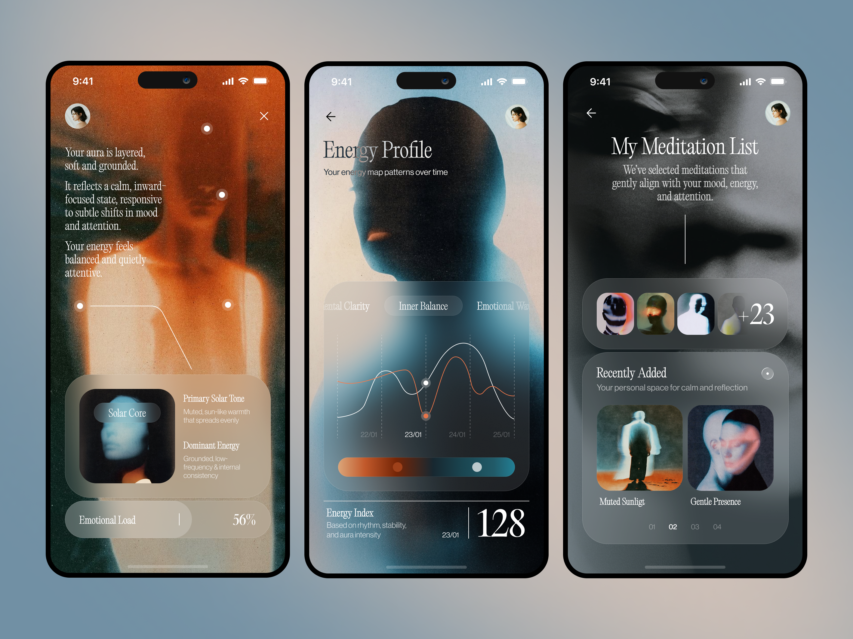 Example of UI/UX Wellness & Health Mobile Design