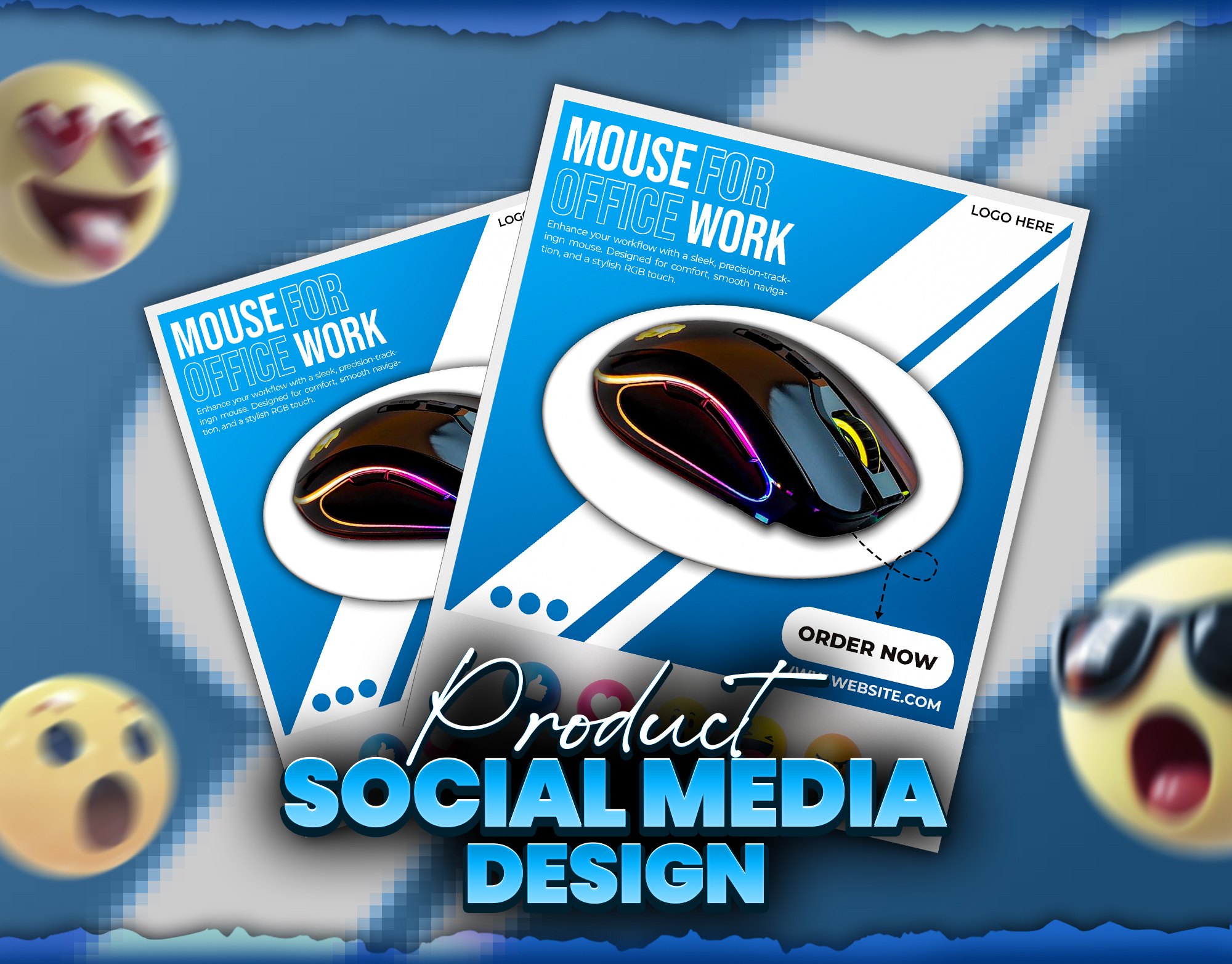 Modern Social Media Post Design Tech Product branding design creative social media marketing visual modern design product design promotional post design social media post tech product design
