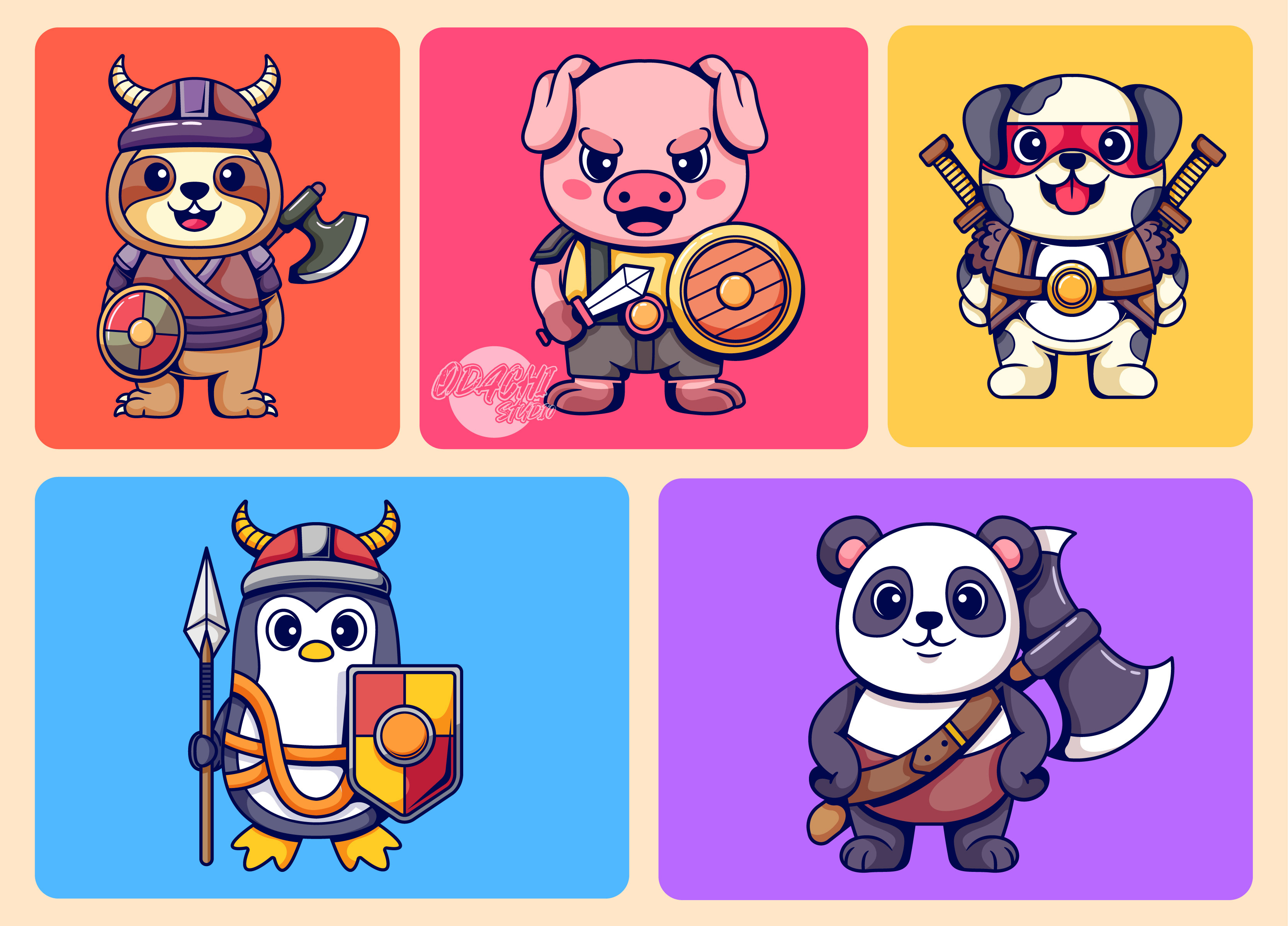 Example of Cute Character Design