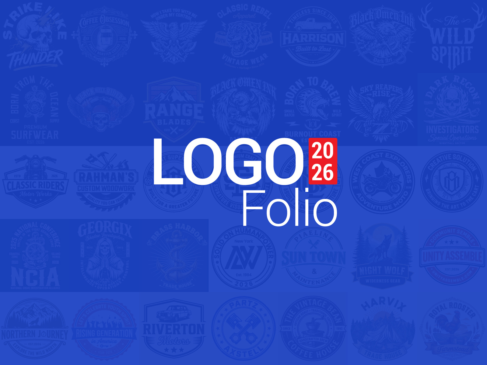 Vintage & Retro Logo Folio Collection - Logos Badges animation barbershop berbershop logo branding business logo custom logo graphic design hipster badge logo design logo folio motion graphics outdoor outdoor logo redesign logo retro retro logo tattoo tattoo logo vintage vintage logo