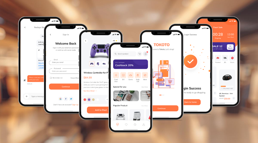 Flutter E-Commerce Application - TOKOTO