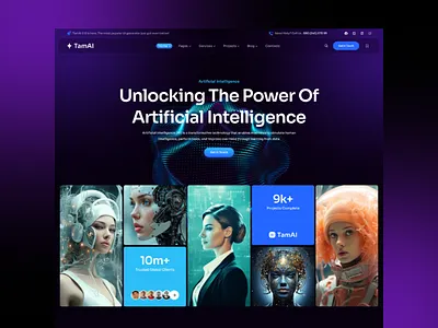 AI agency website ai ai agency ai landing page animation apps branding creative dark dashboard design illustration landing page logo modern motion graphics product design saas ui ux website
