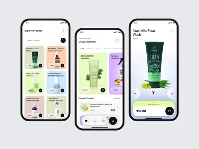 Beauty Product E-commerce Mobile App Design app design app design ui beauty app beauty ecommerce beauty product app cosmetics app ios app mobile app shopping app ui ux
