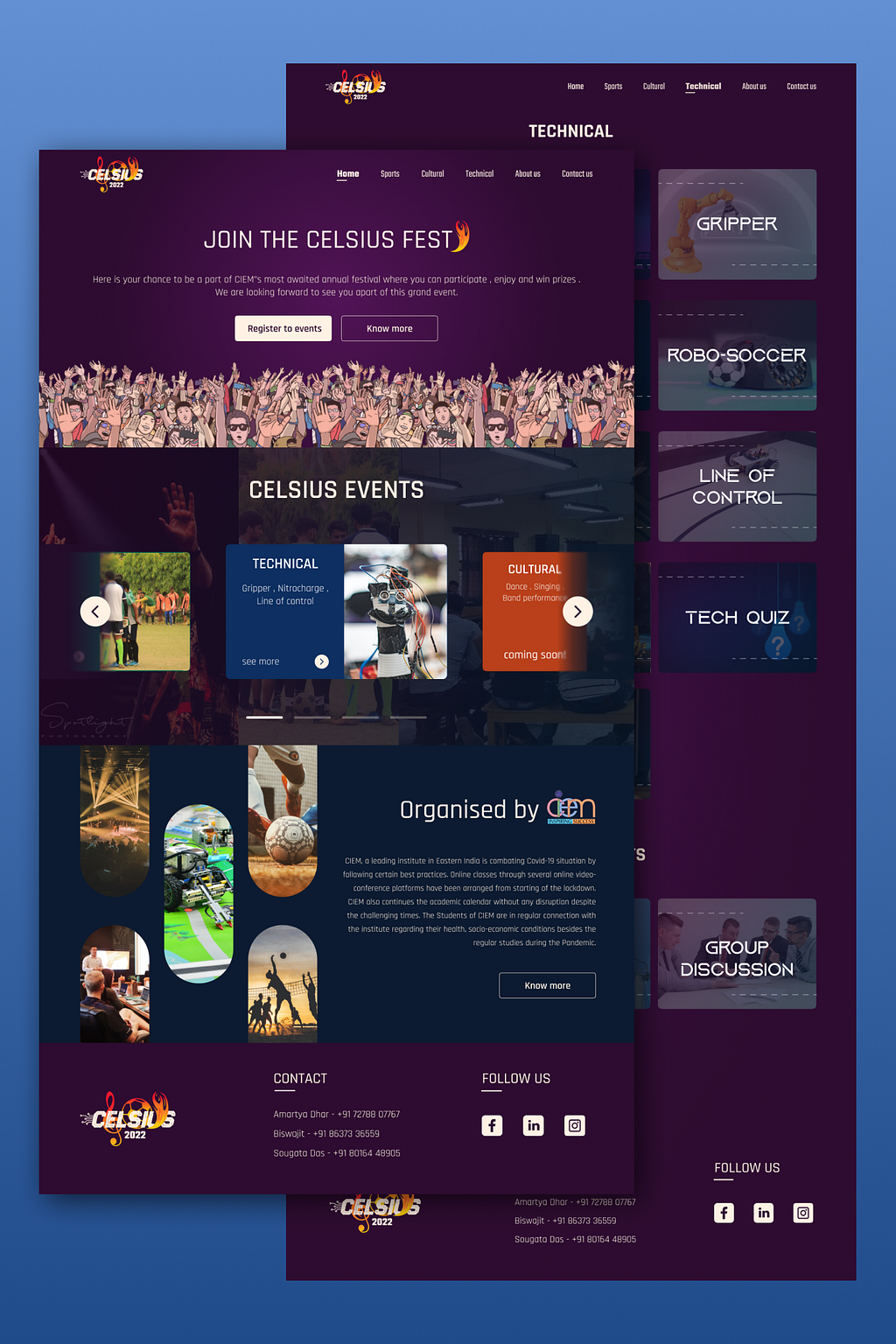 college-fest-website-design-by-sharmistha-halder-on-dribbble