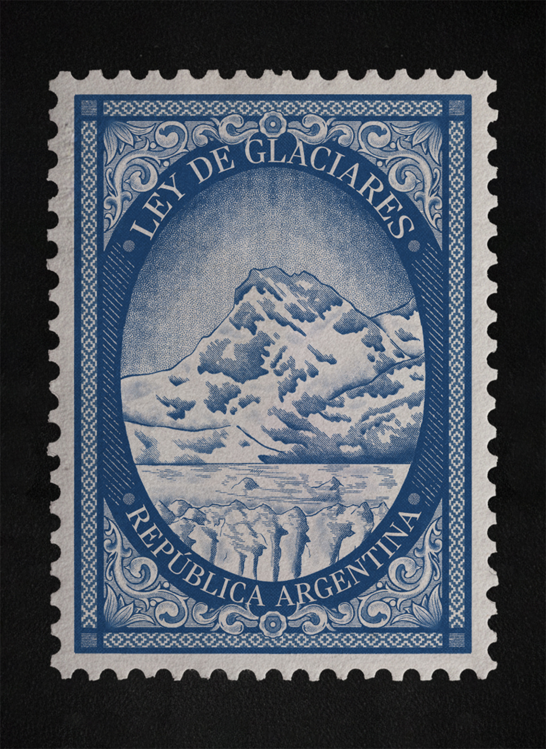 Glaciares digital art graphic design illustration