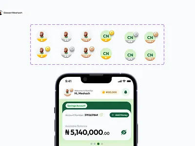 Visualizing User Tiers in Bank9ja Mobile App app avatar banking clean finance fintech mobile profile web