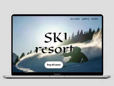 ski resort design graphic design mocup photoshop ski resort winter