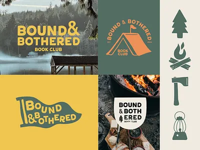 Bound & Bothered Logo Design branding logo typography