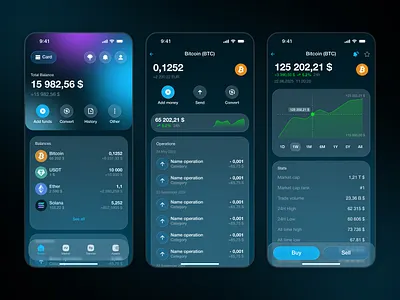 Cardex Wallet | FinTech App | Product Design app crypto deisgn fintech product ui ux wallet