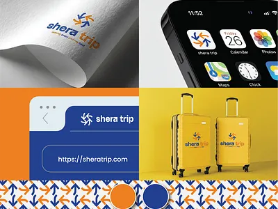 Shera Trip Logo Design graphic design logo logodesign logodesigner minimal logo tour logo travel agency logo travel logo