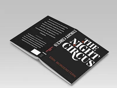The NIGHT CIRCUS BOOK COVER DESIGN branding design graphic design illustration logo typography