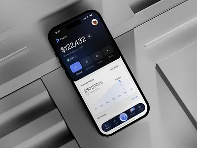 Payme — Mobile App UI/UX Design for Merchant Payments analytics app blue branding chart crypto graphic design illustration link logo money new pay payment popular transfer ui vector wallet