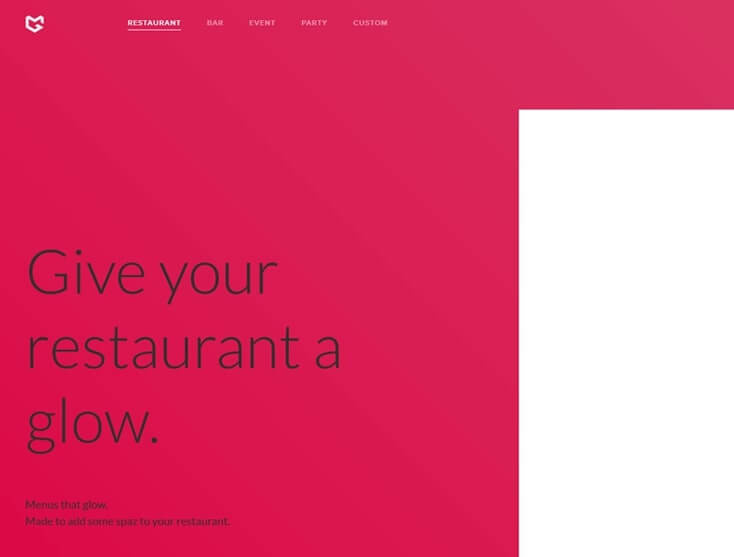 Glowmenu