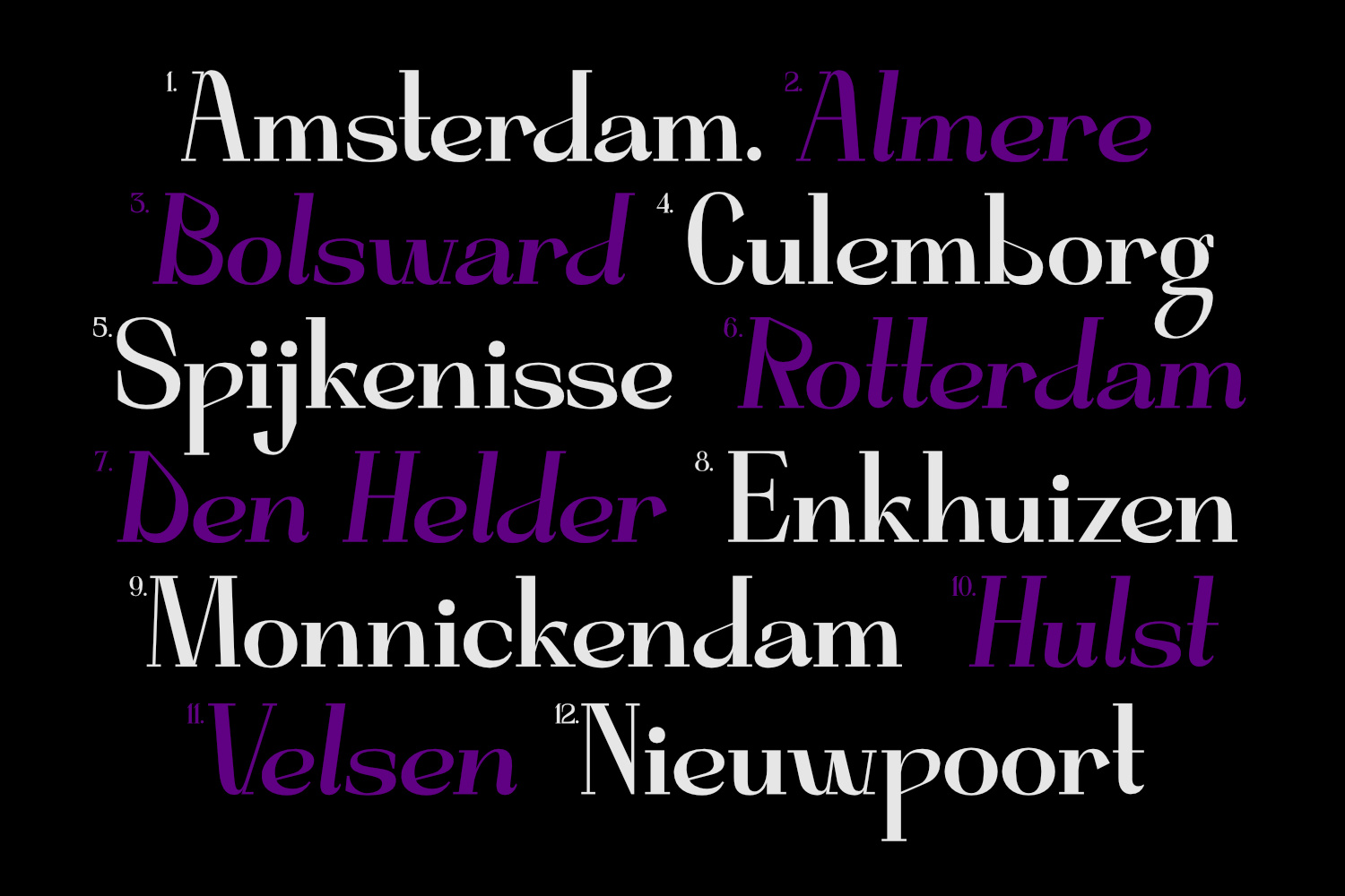 Retro Logo Type almere amsterdam branding city branding den helder design diplay font graphic design headline illustration logo logo font logos logotype type typography ui vector velse