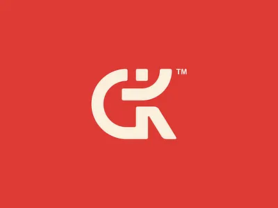 GK Monogram Logo brand branding design g graphic design icon illustration k letter lettering logo monogram symbol