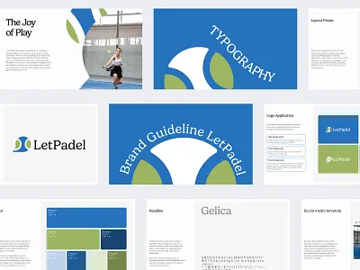 Brand guideline for Padel App- LetPadel Brand guideline app brandapp brandguideline branding brandstyle design graphic design logo logoapp padelapp